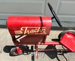 Vintage c. 1950 BMC Tractor Junior Pedal Car withTowing attachment