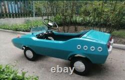 Vintage collectible pedal car USSR. Rainbow