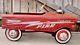 Vintage early 1960s WESTERN FLYER Fire Chief PEDAL CAR with bellAll Original Toy