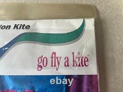 Vintage go fly a kite brand 18 Nylon Dragon Kite 15248 Dolphin Design BRAND NEW