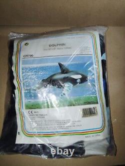 Vintage inflatable toy dolphin croco boy toys