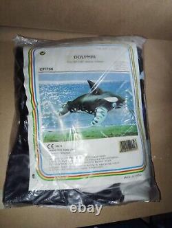 Vintage inflatable toy dolphin croco boy toys