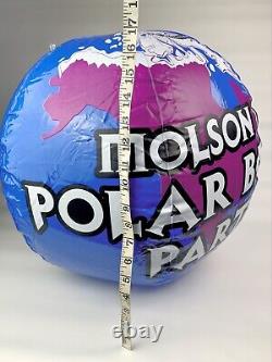 Vintage molson ice polar beach party beach ball 1995