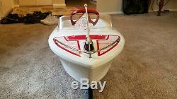 Vintage pedal car. Jolly Roger Pedal Boat