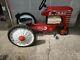 Vintage pedal car tractor Go Trac Chain Drive Rusted Antique 1950s 1960s