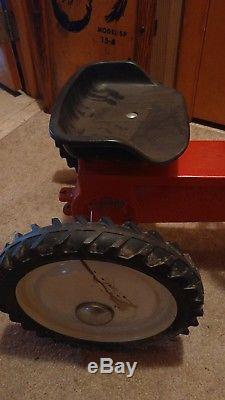 Vintage pedal tractor child kids Wizard Western Auto Stores