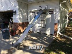 Vintage playground equipment slide