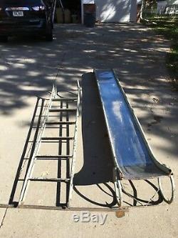 Vintage playground equipment slide