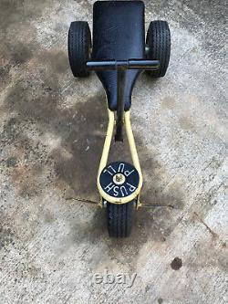Vintage push and pull 3 wheel scooter