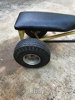 Vintage push and pull 3 wheel scooter