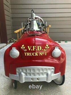Vintage (replica) Volunteer Fire Truck Pedal car