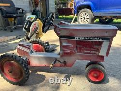 Vintage ride on kids tractor