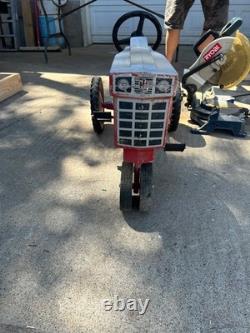 Vintage ride on kids tractor