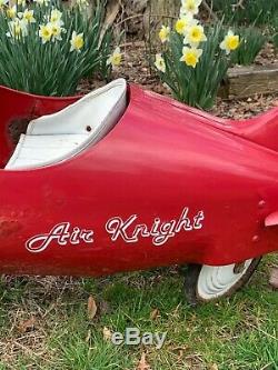 Vintage scarce metal airplane pedal car rare local pickup only