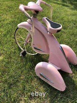 Vintage sky king tricycle pink