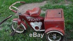 Vintage tricycle police trike 1960's