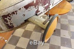 Vintage wooden soap box derby car