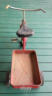 Vntg Rare Original Garton Murray Delivery Cycle Tricycle Trike Wagon Restoration