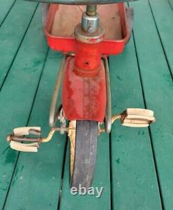 Vntg Rare Original Garton Murray Delivery Cycle Tricycle Trike Wagon Restoration