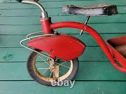 Vntg Rare Original Garton Murray Delivery Cycle Tricycle Trike Wagon Restoration