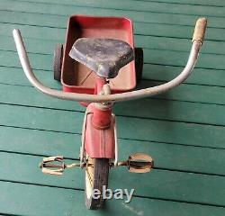 Vntg Rare Original Garton Murray Delivery Cycle Tricycle Trike Wagon Restoration