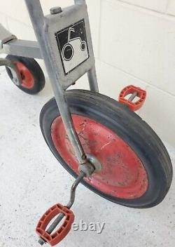 Vtg 1960's Angeles 15 Big Wheel Tricycle Trike Skater Bike Solid Cast Steel LA