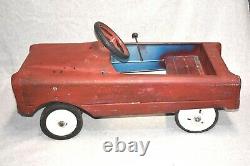 Vtg 1960's Pedal Car Murray or AMF, Pedal Driven Flat Face, Good Mechanics