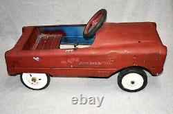 Vtg 1960's Pedal Car Murray or AMF, Pedal Driven Flat Face, Good Mechanics