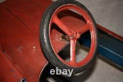 Vtg 1960's Pedal Car Murray or AMF, Pedal Driven Flat Face, Good Mechanics