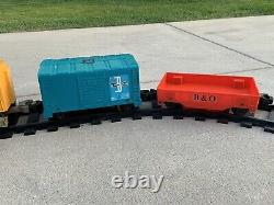 Vtg 1970 Remco Mighty Casey Ride-on Train Set Battery-operated, 10 Track Oval