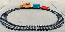 Vtg 1970 Remco Mighty Casey Ride-on Train Set Battery-operated, 10 Track Oval