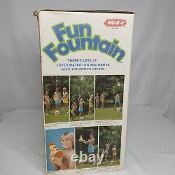 Vtg 1977 Wham-O Fun Fountain Clown Hat Sprinkler Spinning Hat with Box Water Toy