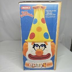 Vtg 1977 Wham-O Fun Fountain Clown Hat Sprinkler Spinning Hat with Box Water Toy