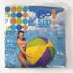 Vtg 48 Beach Ball 2000 Inflatable Go For Sun By Intex Mardi Gras Glossy Vinyl