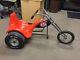 Vtg 70's AMF Junior Hot Seat Trike Motorcycle Chopper HTF Pedal Car Vw Big Wheel