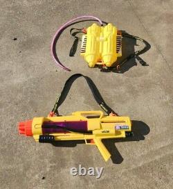 Vtg 90s Super Soaker CPS 3200 CPS 4100 With Backpacks WORKING WITH DEFECTS