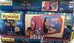 Vtg Disney's Pocahontas Slumber Play Tent Indoor/Outdoor New With Damaged Box