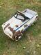 Vtg Full Size Rusty Dipside Nypd Pedal Car To Restore, Great Project Car! Read