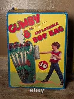 Vtg Gumby inflatable 48 Inflatable Bop Bag 1985 Toho