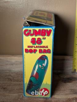 Vtg Gumby inflatable 48 Inflatable Bop Bag 1985 Toho