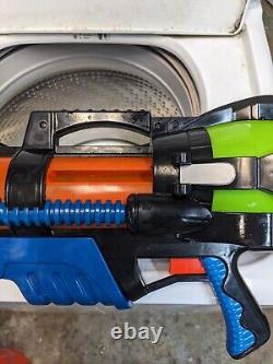 Vtg Larami Super Soaker Super Charger Monster X Gun 1999 With Strap