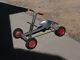 Vtg Only 1 On eBay Push Pull Steel Metal Row Cart Pedal Car Antique Kid Toy Kart