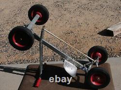 Vtg Only 1 On eBay Push Pull Steel Metal Row Cart Pedal Car Antique Kid Toy Kart