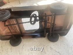 Vtg Pontiac Thunderbird Style Pedal Car 1960's ALL ORIGINAL As Is