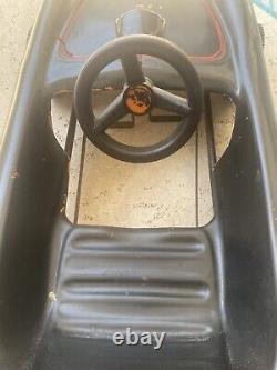 Vtg Pontiac Thunderbird Style Pedal Car 1960's ALL ORIGINAL As Is