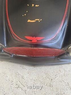 Vtg Pontiac Thunderbird Style Pedal Car 1960's ALL ORIGINAL As Is