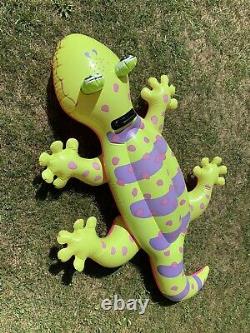 Vtg RARE 2006 Intex BIG 6' Lizard Gecko Ride On Inflatable Float Pool Toy