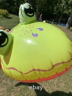 Vtg RARE 2006 Intex BIG 6' Lizard Gecko Ride On Inflatable Float Pool Toy