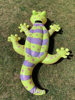 Vtg RARE 2006 Intex BIG 6' Lizard Gecko Ride On Inflatable Float Pool Toy