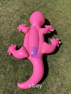 Vtg RARE 2006 Intex BIG 6' Lizard Gecko Ride On Inflatable Float Pool Toy
